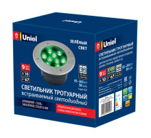 ULU-B12A-9W/GREEN IP67 GREY