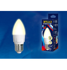 LED-C37 7W/WW/E27/FR PLP01WH картон