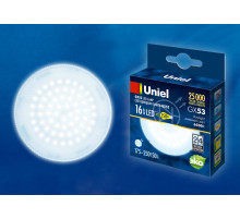 LED-GX53-16W/6500K/GX53/FR PLZ01WH картон