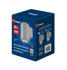 ULU-S21С-12W/6400K IP65 LIGHT GREY