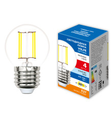 LED-G45-4W/4000K/E27/CL/SLF