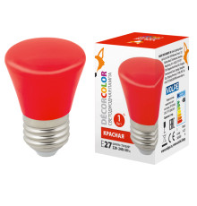 LED-D45-1W/RED/E27/FR/С BELL