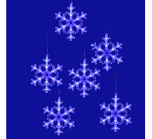 ULD-E1503-072/DTA BLUE IP20 SNOWFLAKES-3