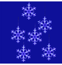 ULD-E1503-072/DTA BLUE IP20 SNOWFLAKES-3