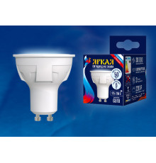 LED-JCDR 6W/NW/GU10/FR PLP01WH картон