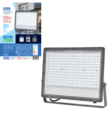 ULF-F52D-200W/6500K IP65 200-240V GREY
