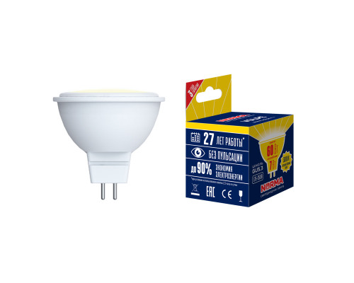 LED-JCDR-10W/WW/GU5.3/NR картон