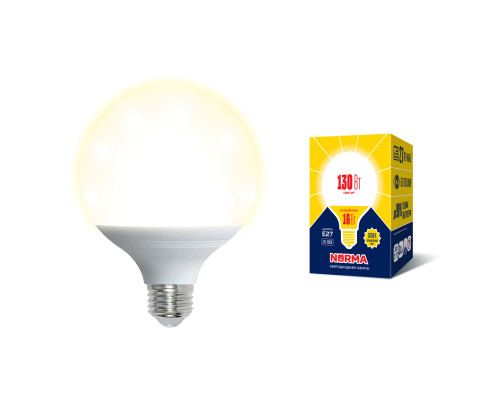LED-G95-16W/3000K/E27/FR/NR картон