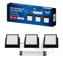 ULP-1010-20W/4000K IP54 GRILYATO OPAL BLACK KIT03