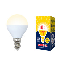 LED-G45-7W/WW/E14/FR/NR картон