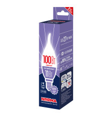 LED-CW37-11W/6500K/E14/FR/NR