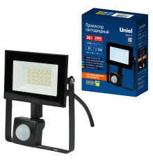 ULF-F62-30W/6500K SENSOR IP54 200-240В BLACK