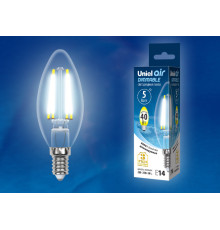 LED-C35-5W/NW/E14/CL/DIM GLA01TR картон