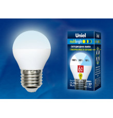 LED-G45-6W/NW/E27/FR/MB PLM11WH картон