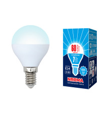 LED-G45-7W/NW/E14/FR/NR картон