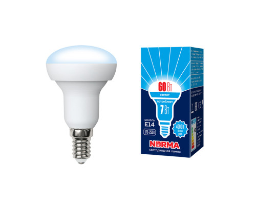 LED-R50-7W/NW/E14/FR/NR картон