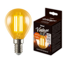 LED-G45-5W/GOLDEN/E14 GLV21GO