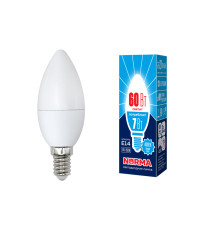 LED-C37-7W/NW/E14/FR/NR картон
