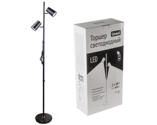 ULM-T600 2х6W/4500K/DIM BLACK