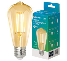 LED-ST64-7W/SW/E27/230V/WF GLS82GO