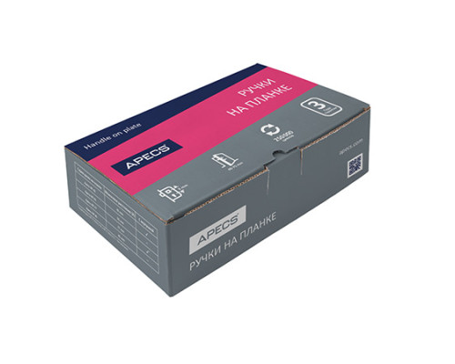 Ручки на планке Apecs HP-77.0323-S-C-CR-R (к Гардиану 3012)