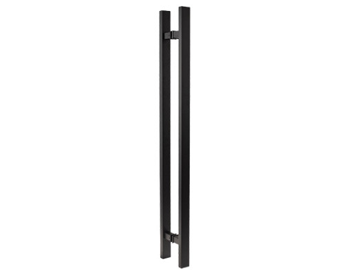 Ручки-скобы Avers Square HC-0920-40*20/800-INOX/201-BLM