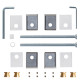 Ручки-скобы Apecs Square HC-0902-40*20/1000-INOX/304-SS (DTJ-Q45)