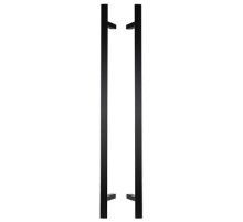 Ручки-скобы Apecs Square HC-0902-40*20/1000-INOX/304-BLM (Q45)