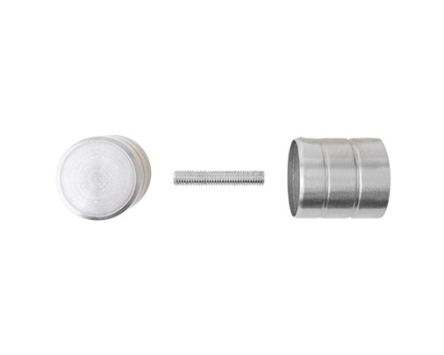 Ручки-кнопки дверные Avers HK-3802-INOX/201