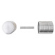 Ручки-кнопки дверные Avers HK-3802-INOX/201