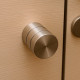 Ручки-кнопки дверные Avers HK-5002-INOX/201