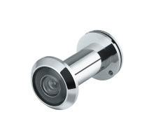 Глазок Ajax (Аякс) дверной, оптика пластик DV-1A/40-70 CP хром (кратно коробке 45 шт) 