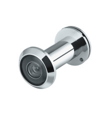 Глазок Ajax (Аякс) дверной, оптика пластик DV-1A/40-70 CP хром (кратно коробке 45 шт) 