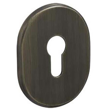 Накладка Fuaro (Фуаро) на цилиндр ESC.C.SF/OV.473 (ESC 473) AB зелёная бронза 