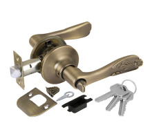 Ручка Punto (Пунто) защелка DK633 MAB-ET (6033 MAB-E) (кл./фик.) мат.бронза 