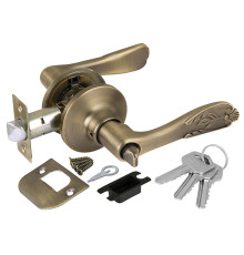 Ручка Punto (Пунто) защелка DK633 MAB-ET (6033 MAB-E) (кл./фик.) мат.бронза 