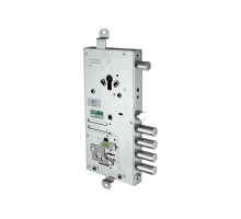 Замок Mottura (Моттура) врезной двухсистемный 54.J919M-S MyKey (левый), перекод. с торца, кл. 60 мм, без накл. 