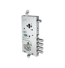Замок Mottura (Моттура) врезной двухсистемный 54.J919M-S MyKey (левый), перекод. с торца, кл. 60 мм, без накл. 