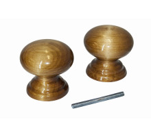 Ручка-кнопка veles (ВЕЛЕС) Дуб 