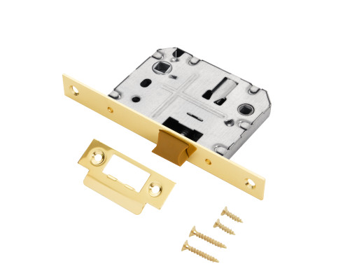 Защелка Ajax (Аякс) врезная PLASTLP72-50 (LP72-50) GP золото