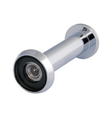 Глазок Fuaro (Фуаро) дверной, оптика пластик DV-LUX 4/110-70/Z (VIEWER 4 DVZ_LUX) CP хром 