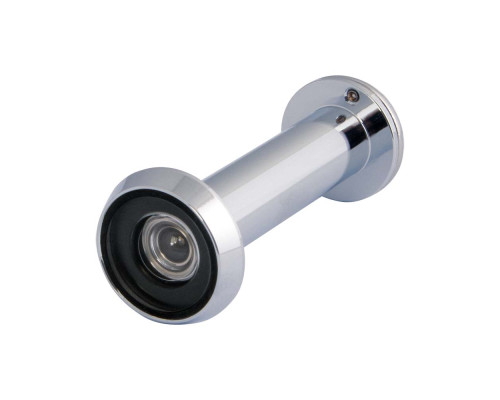 Глазок Fuaro (Фуаро) дверной, оптика пластик DV-LUX 4/110-70/Z (VIEWER 4 DVZ_LUX) CP хром