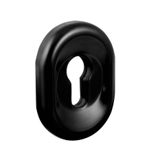 Накладка Fuaro (Фуаро) на цилиндр ESC.C/CRE/OV.12 (ESC-12C) BL черный (1 шт.) 