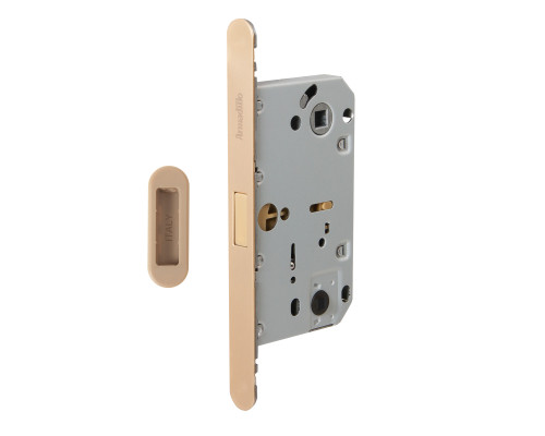 Магнитная Armadillo (Армадилло) защелка WC с ответной планкой GRAVITY.PRO G01.196.50.96 FSG флорентийское золото