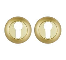 Накладка Punto (Пунто) под цилиндр ET.R.TL54 (ET TL) SG/GP-4 матовое золото/золото 