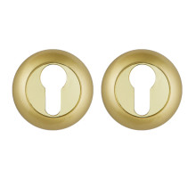 Накладка Punto (Пунто) под цилиндр ET.R.TL54 (ET TL) SG/GP-4 матовое золото/золото 