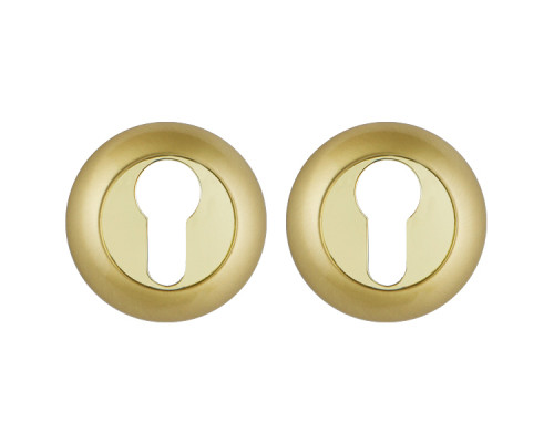 Накладка Punto (Пунто) под цилиндр ET.R.TL54 (ET TL) SG/GP-4 матовое золото/золото