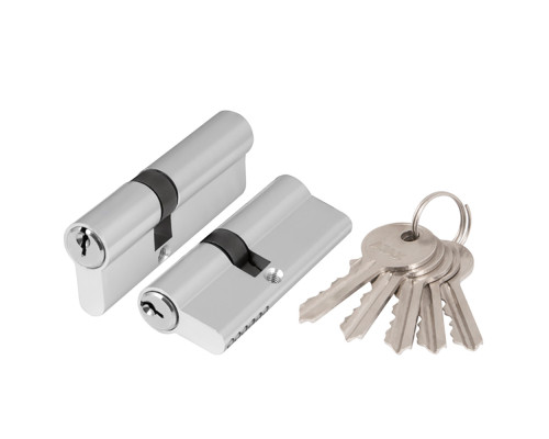 Цилиндровый Ajax (Аякс) механизм (AX100/80) AX1000Key80 (35+10+35) CP хром