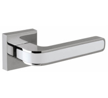 Ручка Fuaro (Фуаро) раздельная K.DM51.NEO (NEO DM) CP/WH-19 хром/белый 