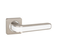 Ручка Punto (Пунто) раздельная K.ZQ51.FUTURA (FUTURA ZQ) SN/WH-19 матовый никель/белый 